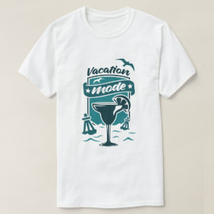 Vacation Mode Relaxed Summer Graphic T-Shirt