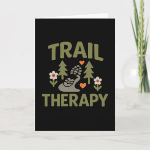 Vacation Mode Trail Therapy Hiking Nature Graphic Card
