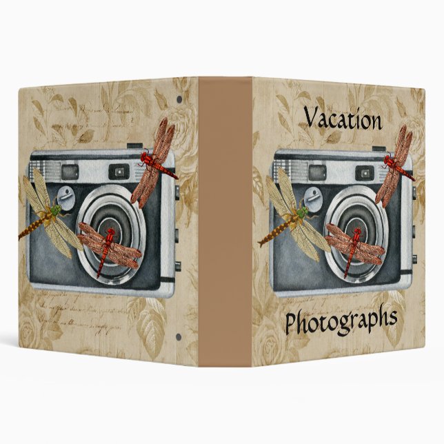 Vacation Photographs Binder and Scrapbook (Background)