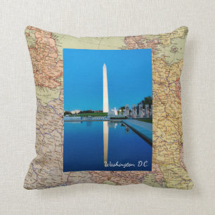Vacation Photos Make Your Own Souvenir Throw Pillo Pillow