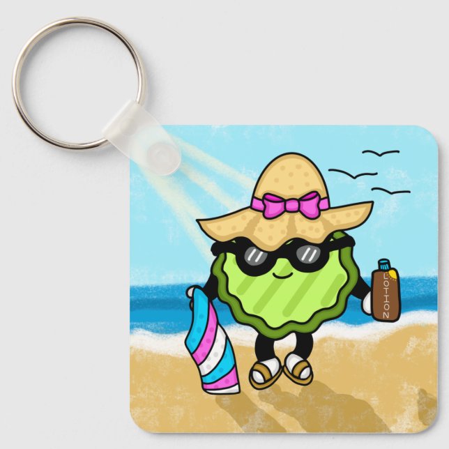 Vacation Pickle | Holiday Pickle  Keychain (Front)