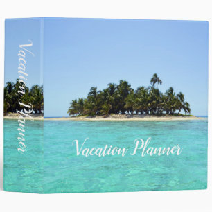 Vacation Planner Paradise Island Binder