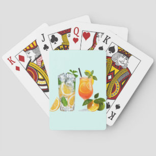 Vacation Playing Cards Cocktails Summer Holiday