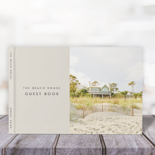 Vacation Rental Guest Comments Beach House Neutral Guest Book