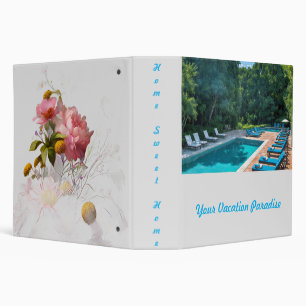vacation rental guest information binder