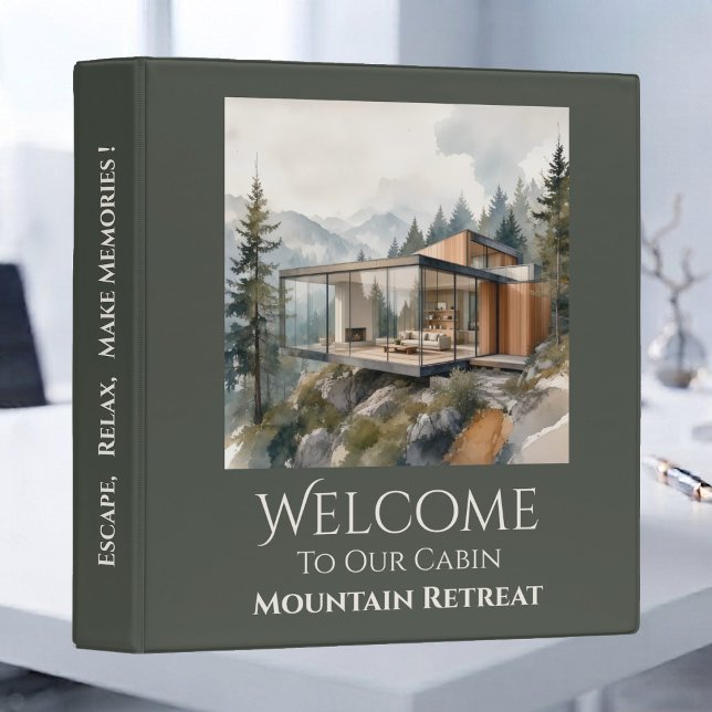 Vacation Rental Guest Information Welcome Guide  Binder (Vacation Rental Guest Information Welcome Guide 3 Ring Binder)
