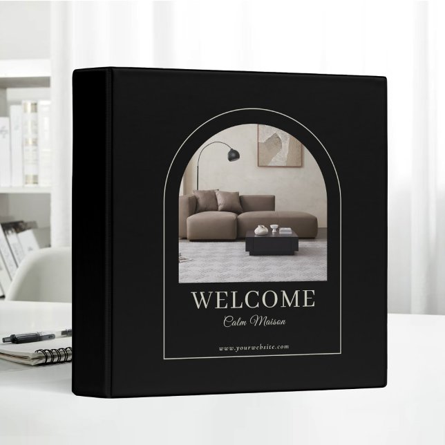 Vacation Rental Guest Minimalist Elegant Welcome Binder (Creator Uploaded)