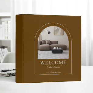 Vacation Rental Guest Minimalist Elegant Welcome Binder