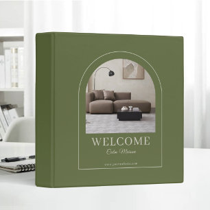 Vacation Rental Guest Minimalist Elegant Welcome Binder
