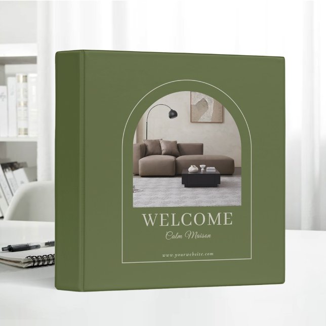 Vacation Rental Guest Minimalist Elegant Welcome Binder (Creator Uploaded)