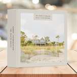 Vacation Rental Guest Welcome Information Taupe Binder<br><div class="desc">A minimalist elegant vacation rental binder featuring a large photo on a neutral natural taupe gray background with modern typography. The perfect versatile binder for the guest information for your villa, cottage or holiday home! A great way to welcome guests to your rental property and help them to settle in!...</div>