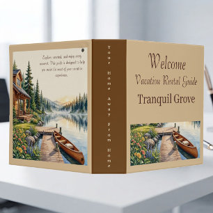 Vacation Rental Guest Welcome Instructions Guide Binder