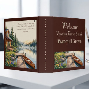 Vacation Rental Guide Welcome Instructions Manual Binder