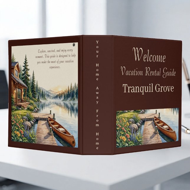 Vacation Rental Guide Welcome Instructions Manual  Binder (Vacation Rental Guide Welcome Instructions Manual 3 Ring Binder)