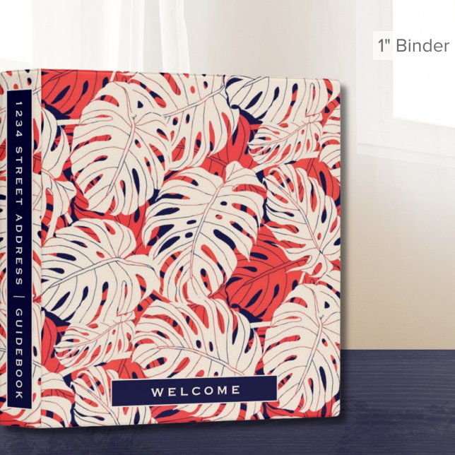 Vacation Rental Guidebook | Modern Tropical Design Binder (Creator Uploaded)