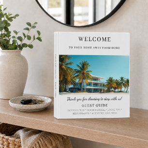 Vacation rental homes guest information photo QR Binder
