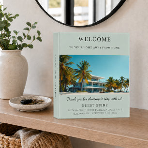 Vacation rental homes information sage photo QR Binder