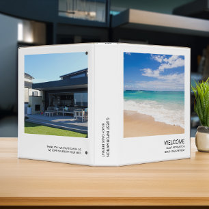 Vacation Rental Modern Minimal Guest Information Binder