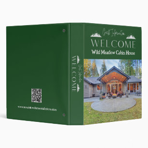 Vacation Rental Photo Guest Information Binder