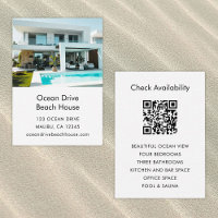 Vacation Rental Property Beach Promo Small Card