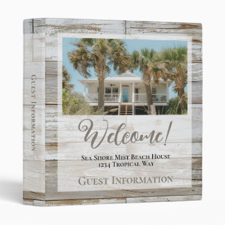 Vacation Rental Welcome Guest Information Photo Binder