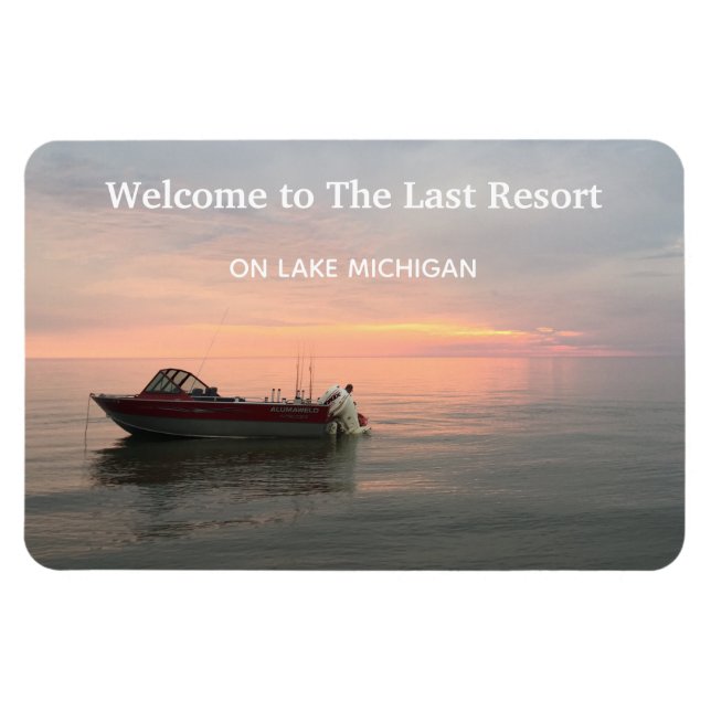 Vacation Rental Your Home Photo or Use Lake Photo Magnet (Horizontal)