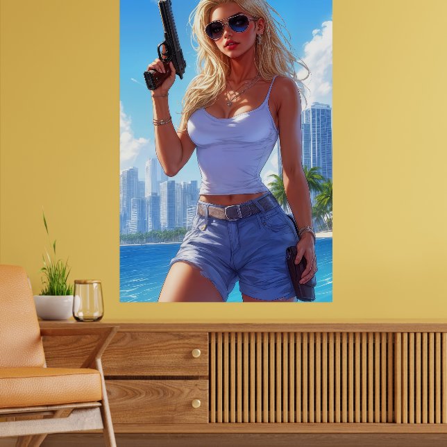 Vacation’s Over – Back from the Beach, Locked and  Poster (Living Room 2)