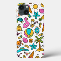 vacation summer beach pattern for fun    
