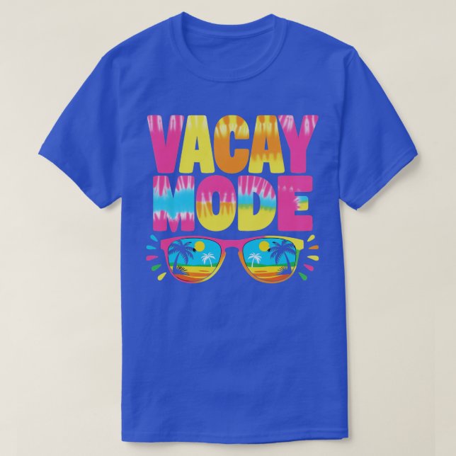 Vacation Summer Getaway Holiday Vacay Mode Palm De T-Shirt (Design Front)