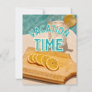 vacation time holiday card