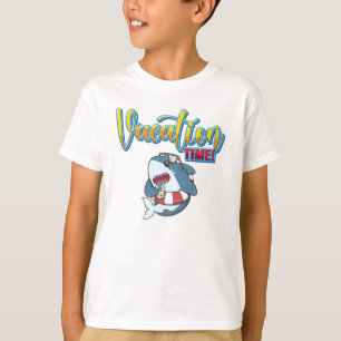 Vacation time with  baby shark. T-Shirt
