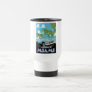 Vacation to Miami Travel poster Mug