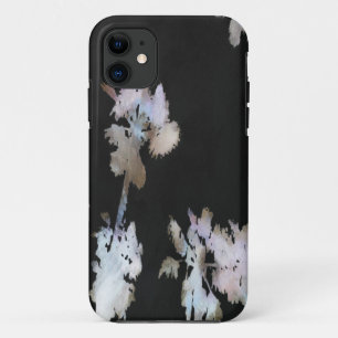 Vacation Tropical Palms Artistic Watercolor Silhou iPhone 11 Case