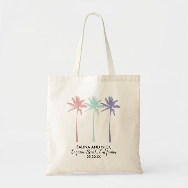 Vacation Vibes Wedding Tote Bag (Front)