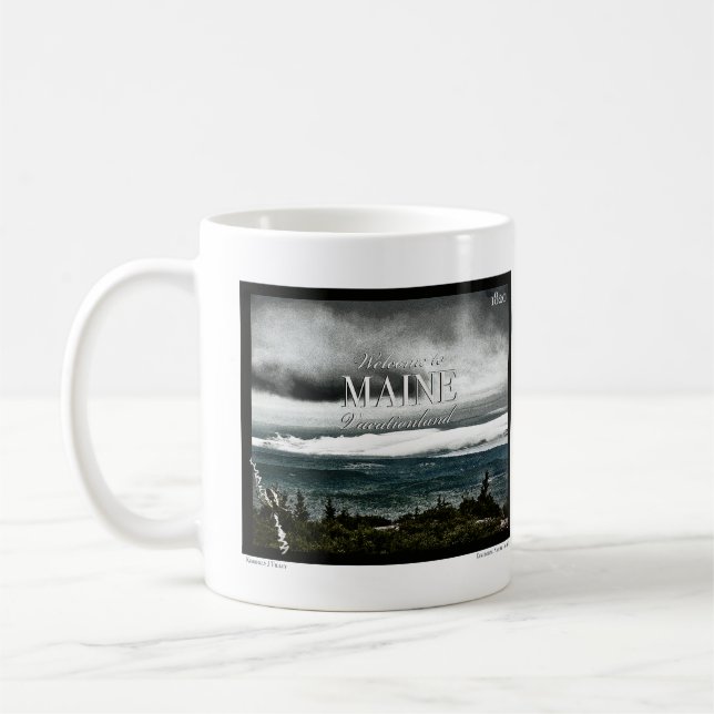 Vacationland, Maine  Coffee Mug (Left)