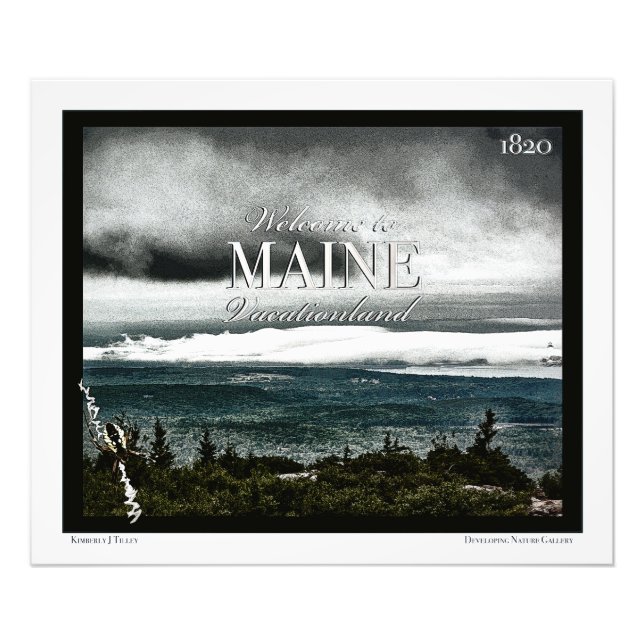Vacationland, Maine Photo Print (Front)