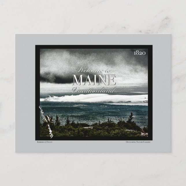 Vacationland, Maine Postcard (Front)