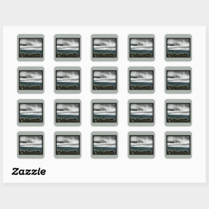 Vacationland, Maine Square Sticker