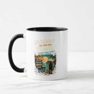 vacations & travel mug