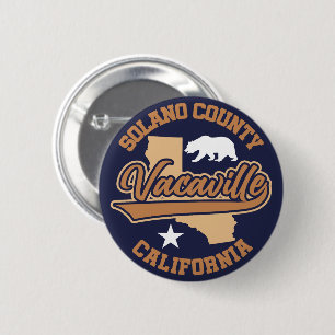 Vacaville,California 2 Inch Round Button