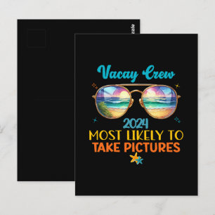 Vacay crew 2024 postcard