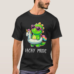 Vacay Mode Cute Dinosaur Funny Family Vacation Gif T-Shirt