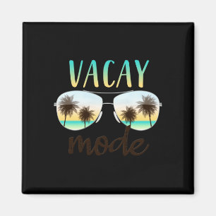 Vacay mode cute vacation summer cruise getaway magnet