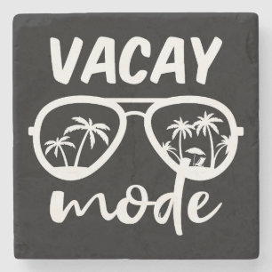 Vacay Mode II - Family Vacation Stone Coaster