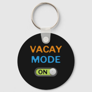 Vacay Mode On Beach Palms Cruise Vibes Summer Time Keychain