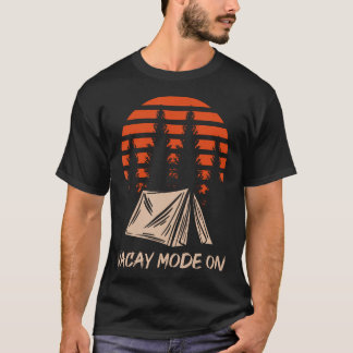 Vacay Mode On Camping Tent Vacation T-Shirt