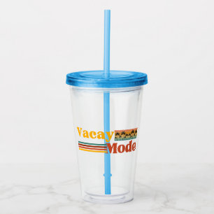 VACAY MODE PAL TREE FAMILY VACATION  ACRYLIC TUMBLER