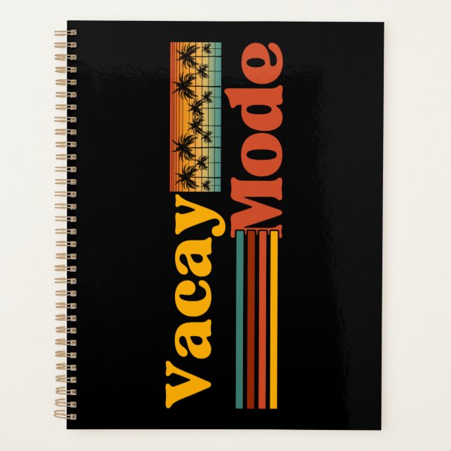 VACAY MODE PAL TREE FAMILY VACATION  PLANNER (Front)