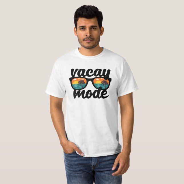 Vacay Mode Summer Design T-Shirt (Front Full)