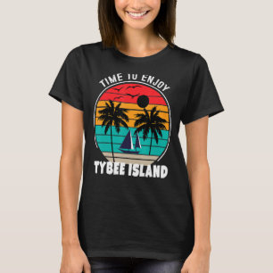 Vacay Mode Time To Enjoy Tybee Island Retro T-Shirt